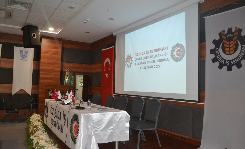 Öz Gıda İş Sendikası Başkanını Seçti 