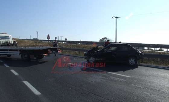 Çorlu – Çerkezköy Yolunda Kaza 1 Yaralı