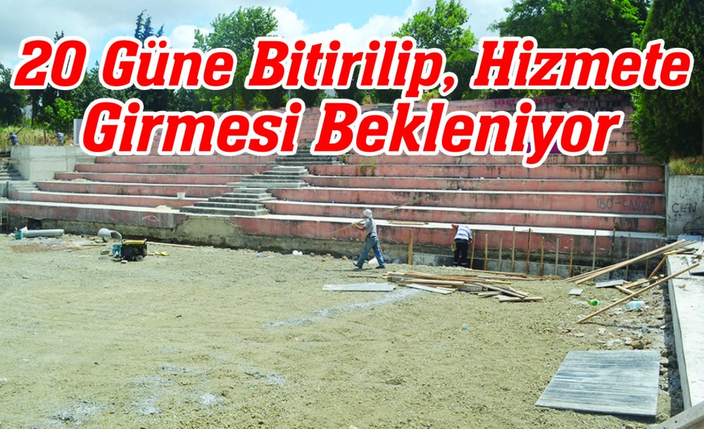 20 Güne Bitirilip, Hizmete Girmesi Bekleniyor