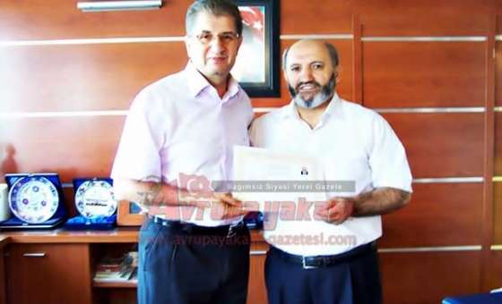 Kaymakam Doğan`dan Müftü Söğüt`e Plaket
