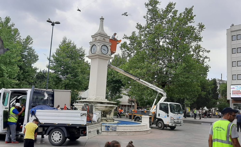 Haberimizden Sonra Saatli Kule Bakıma Alındı 