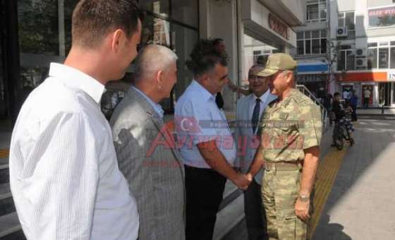 Korgeneral Nazım Altıntaş'tan Başkan Baysan`a Veda Ziyareti
