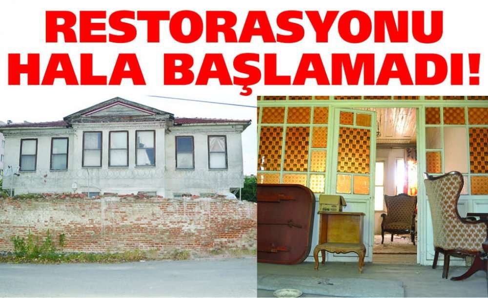 Ziya Bey Konağı İçin Büyük Adım