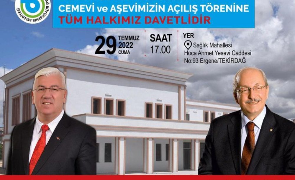 Ergene Cem Evi Açılışı Yapılacak