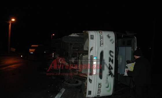  İki İşçi Servisi Çarpıştı 9 Kişi Yaralandı  