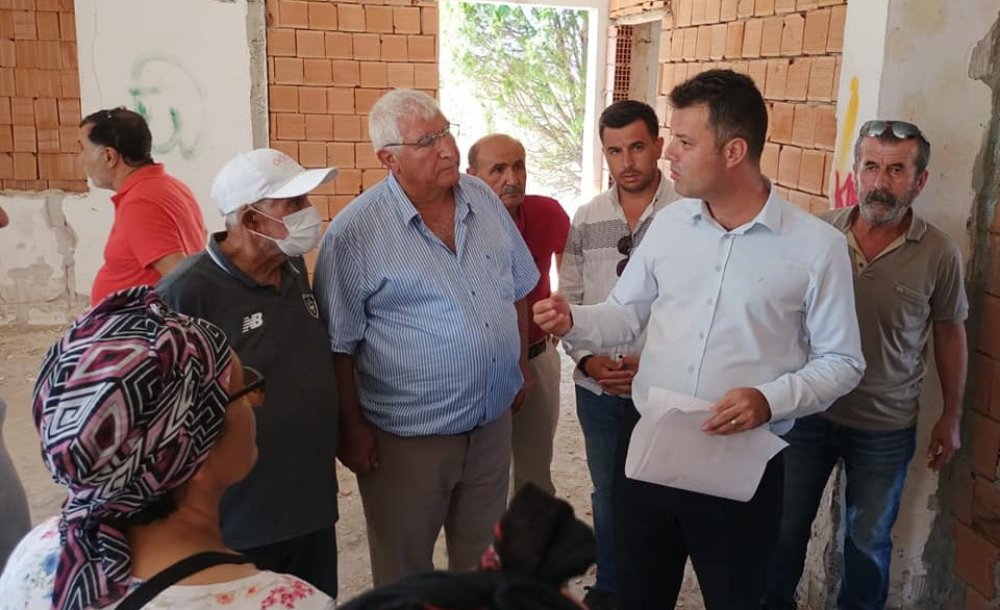 Başkan Sarıkurt Yenice Mahallesi'nde İncelemelerde Bulundu 