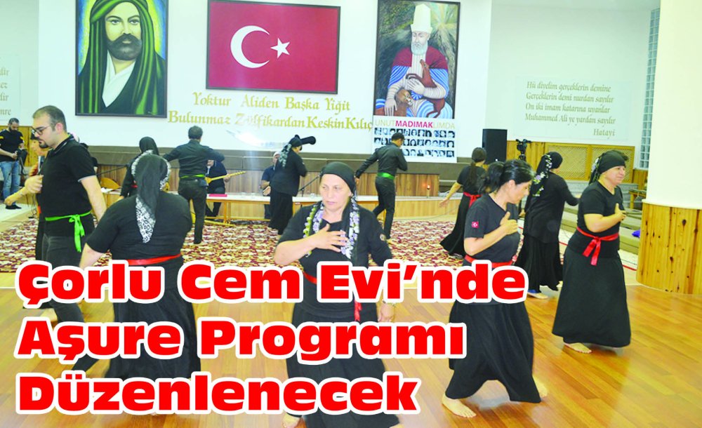 Çorlu Cem Evi'nde Aşure Programı Düzenlenecek