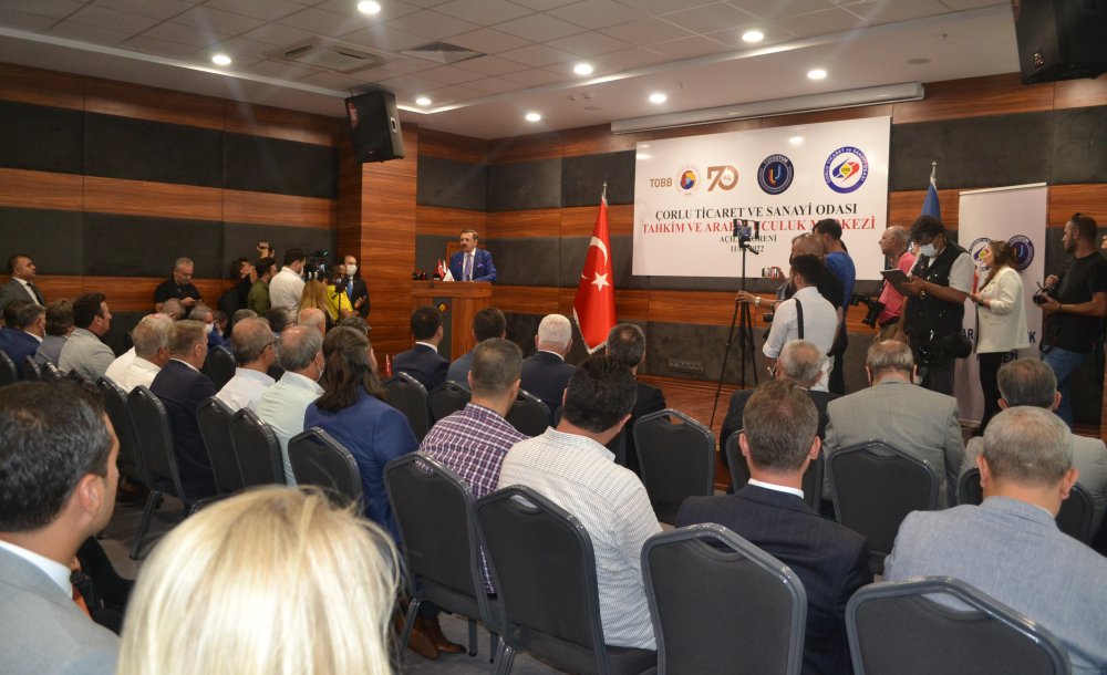 Çorlu Tso'da Tahkim Ve Arabuluculuk Merkezi Açıldı