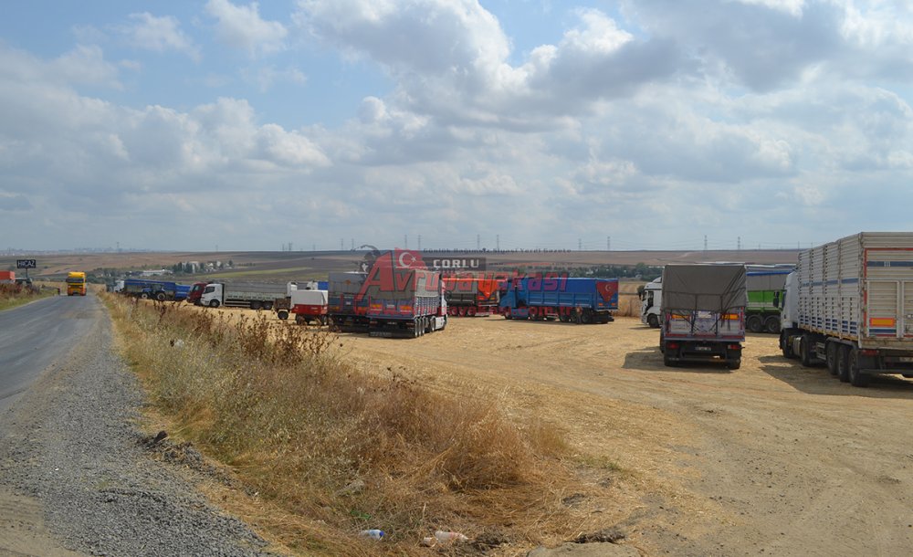 Yüzlerce Kamyon Buğday Boşaltmak İçin Bekliyor