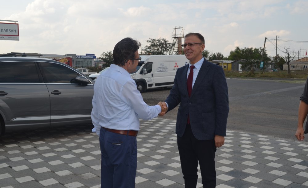Kaymakam Sarılı'dan Gazetemize Veda Ziyareti