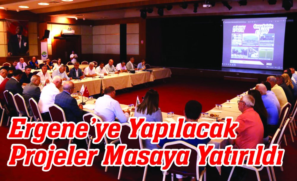 Ergene'ye Yapılacak Projeler Masaya Yatırıldı