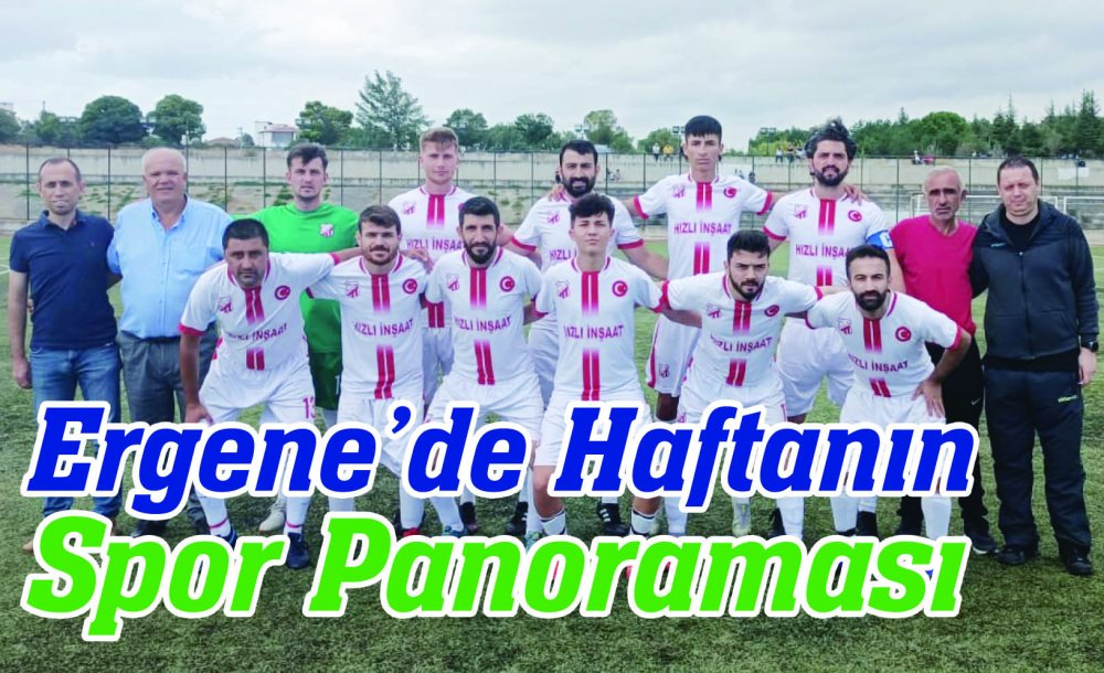 Ergene'de Haftanın Spor Panoraması