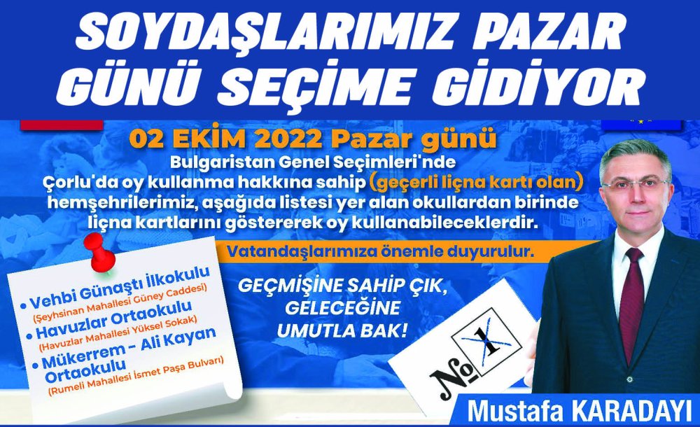 Soydaşlarımız Pazar Günü Seçime Gidiyor