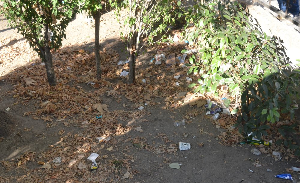 Tarihi Çeşme'nin Bulunduğu Park Pislik İçinde