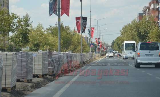 Çorlu Girişi Güzelleşiyor