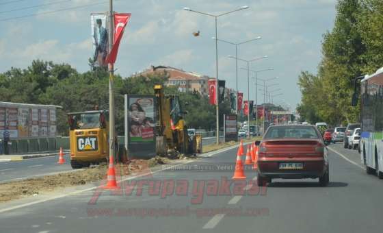 Çorlu Girişi Güzelleşiyor