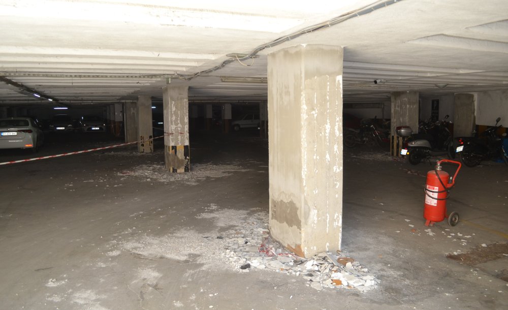 Kapalı Otoparktaki Çalışmalar Devam Ediyor 