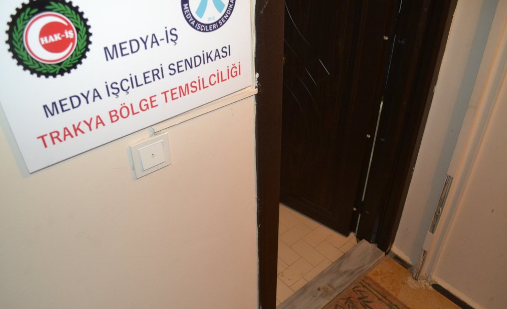 Sendikanın Kapısına Mermi Çekirdeği Bırakıldı 