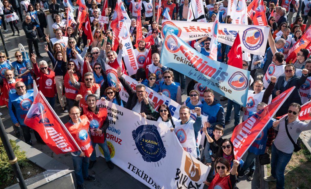 Eğitim İş'li Öğretmenler İş Bıraktı 