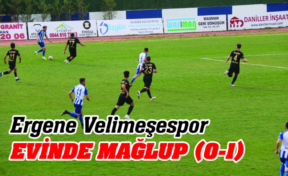 Ergene Velimeşespor Evinde Mağlup (0-1)