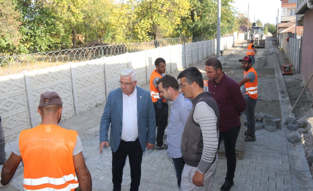 Başkan Yüksel, Yol Çalışmalarını İnceledi