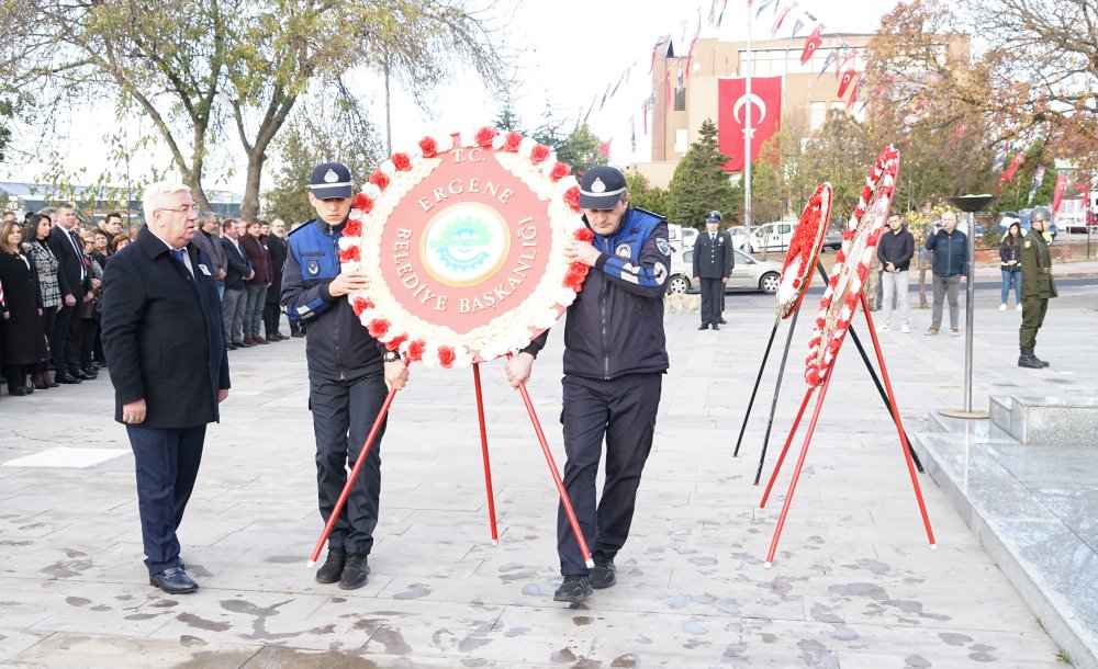 Ulu Önder Atatürk Ergene'de Anıldı