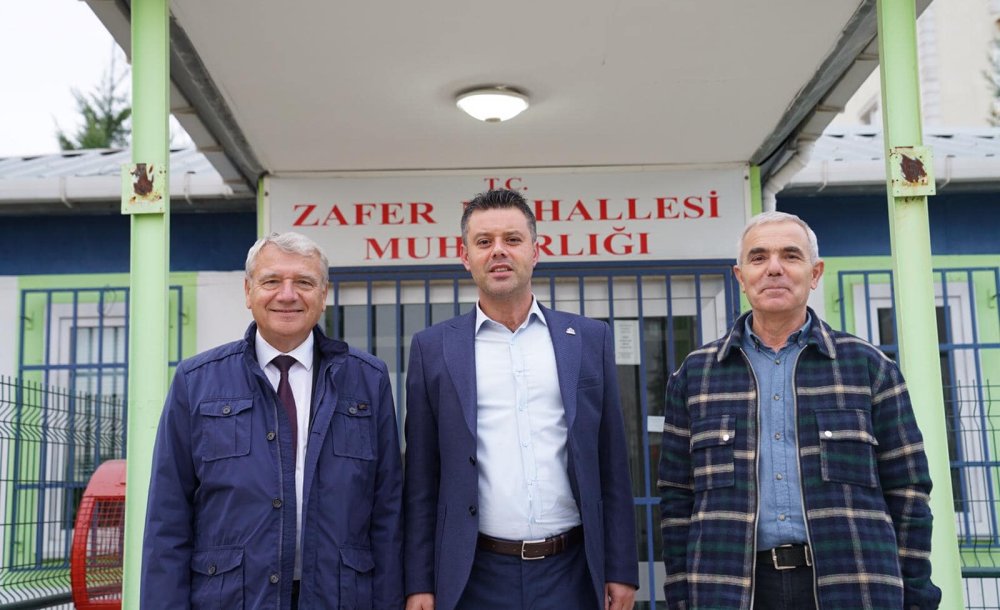 Başkan Sarıkurt Zafer Mahallesi'nde İncelemelerde Bulundu 