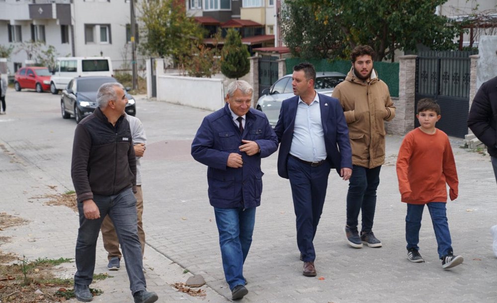 Başkan Sarıkurt Zafer Mahallesi'nde İncelemelerde Bulundu 