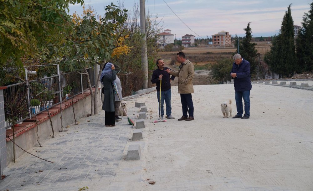 Başkan Sarıkurt Zafer Mahallesi'nde İncelemelerde Bulundu 