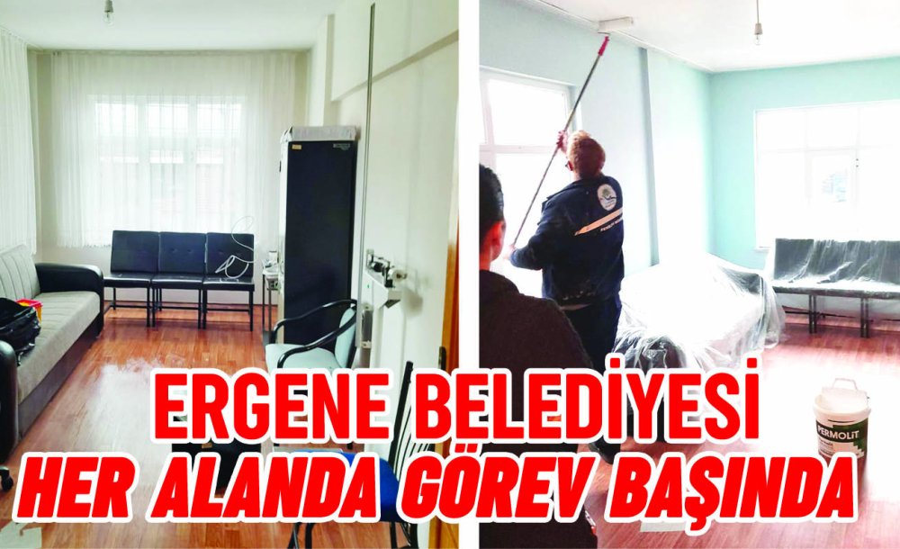 Ergene Belediyesi Her Alanda Görev Başında