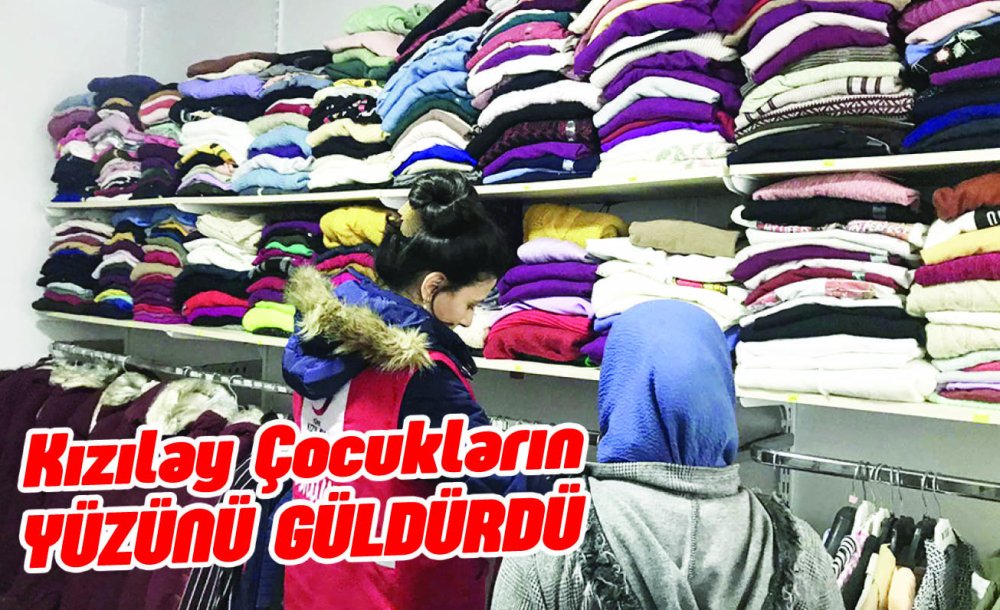 Kızılay Çocukların Yüzünü Güldürdü
