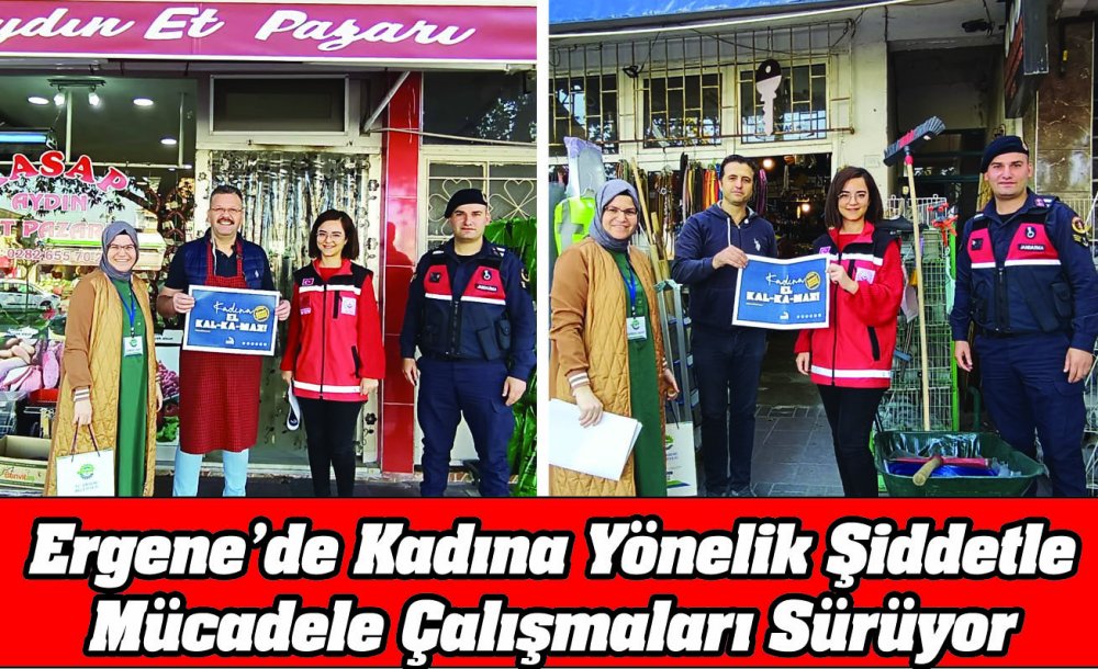 Ergene'de Kadına Yönelik Şiddetle Mücadele Çalışmaları Sürüyor