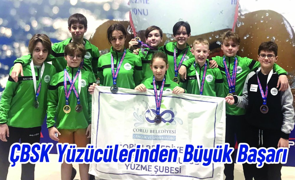 Çbsk Yüzücülerinden Büyük Başarı
