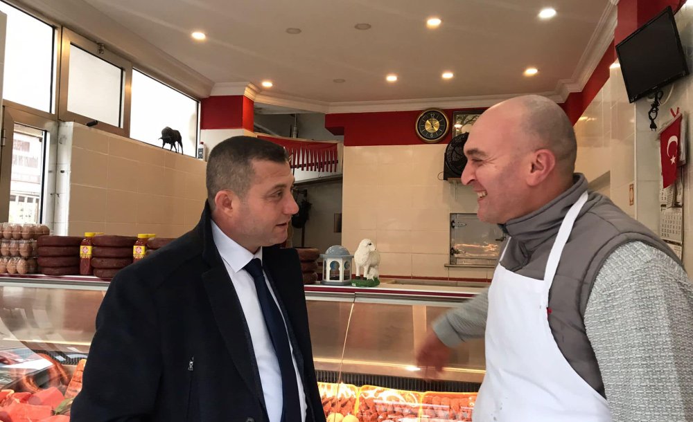 Murat Turna Mandıracı Caddesi Esnafını Ziyaret Etti