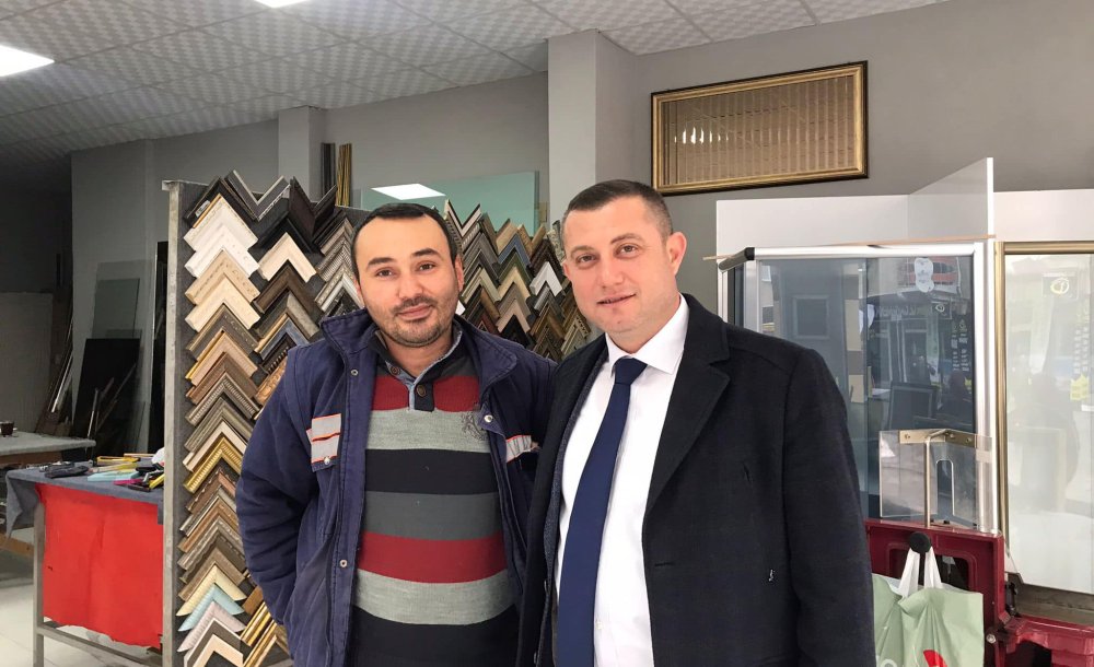 Murat Turna Mandıracı Caddesi Esnafını Ziyaret Etti