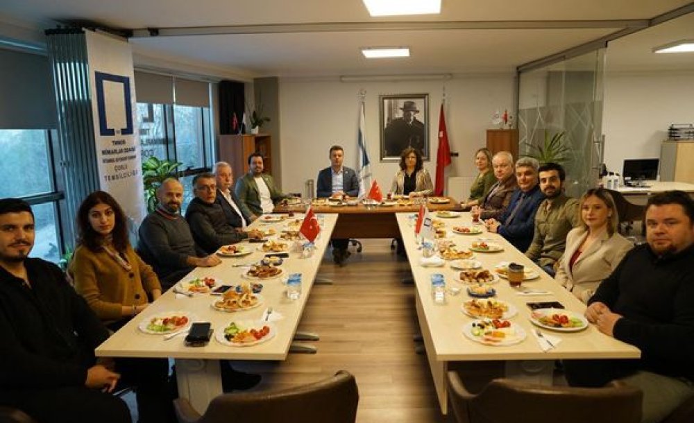 Çorlu Belediyesi Mimarlar Odasıyla Bir Araya Geldi 