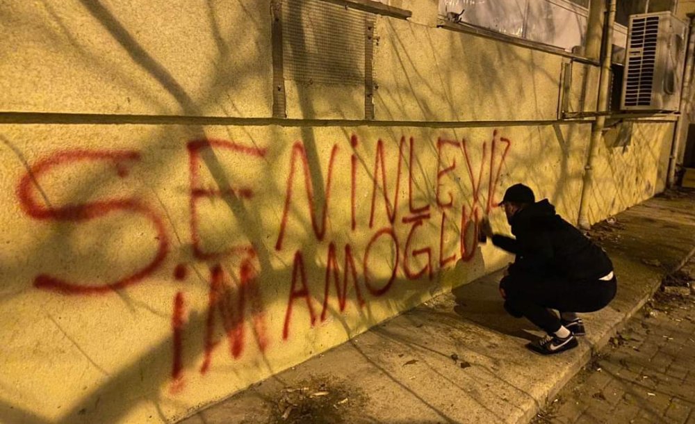 Spreyle Boyamaya Ceza Kesildi  