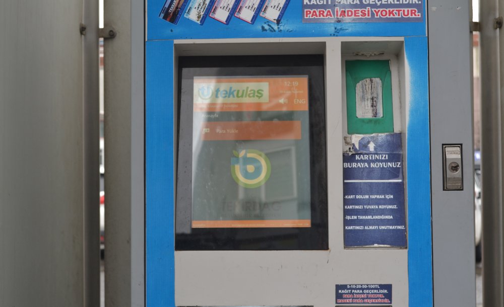 Bilet Dolum Makinası Çalışmaya Başladı 