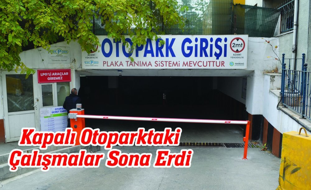 Otopark Baştan Ayağa Yenilendi