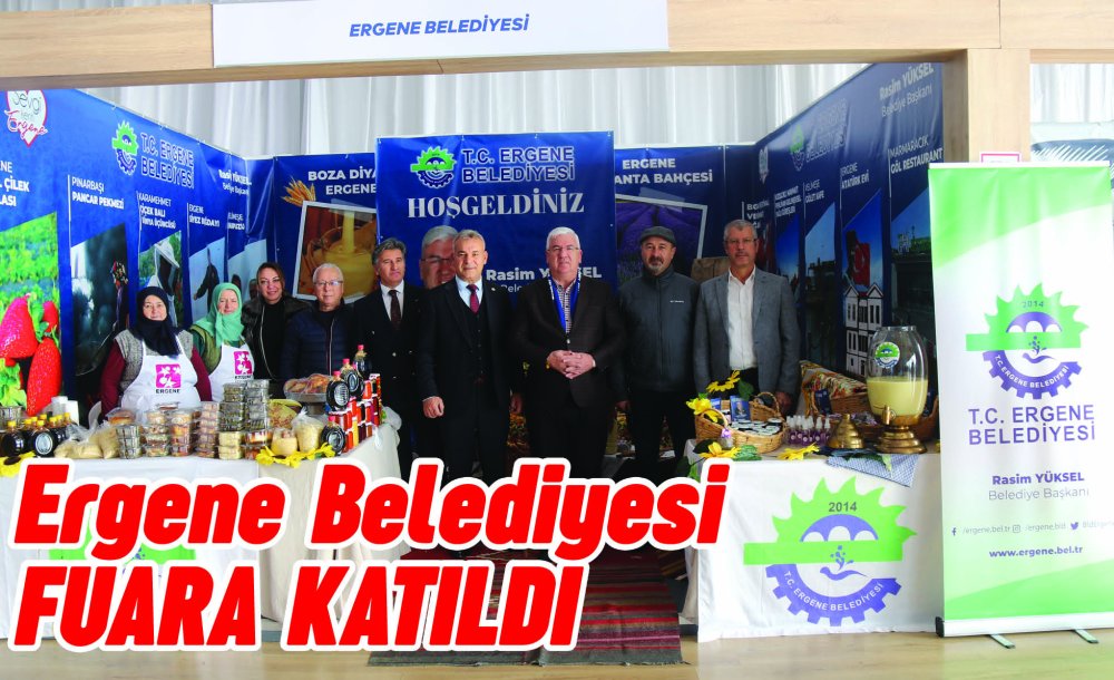 Ergene Belediyesi Fuara Katıldı