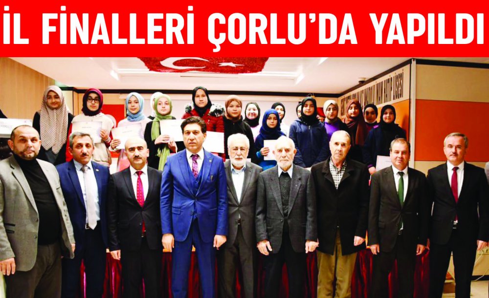 İl Finalleri Çorlu'da Yapıldı