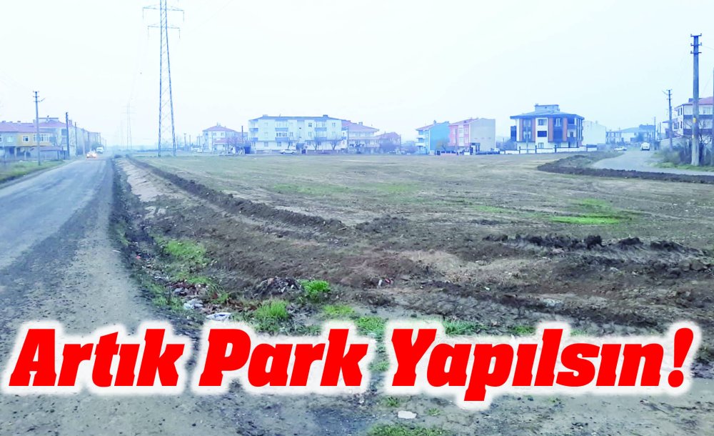 Artık Park Yapılsın!
