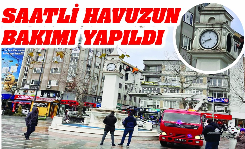 Saatli Havuzun Bakımı Yapıldı 