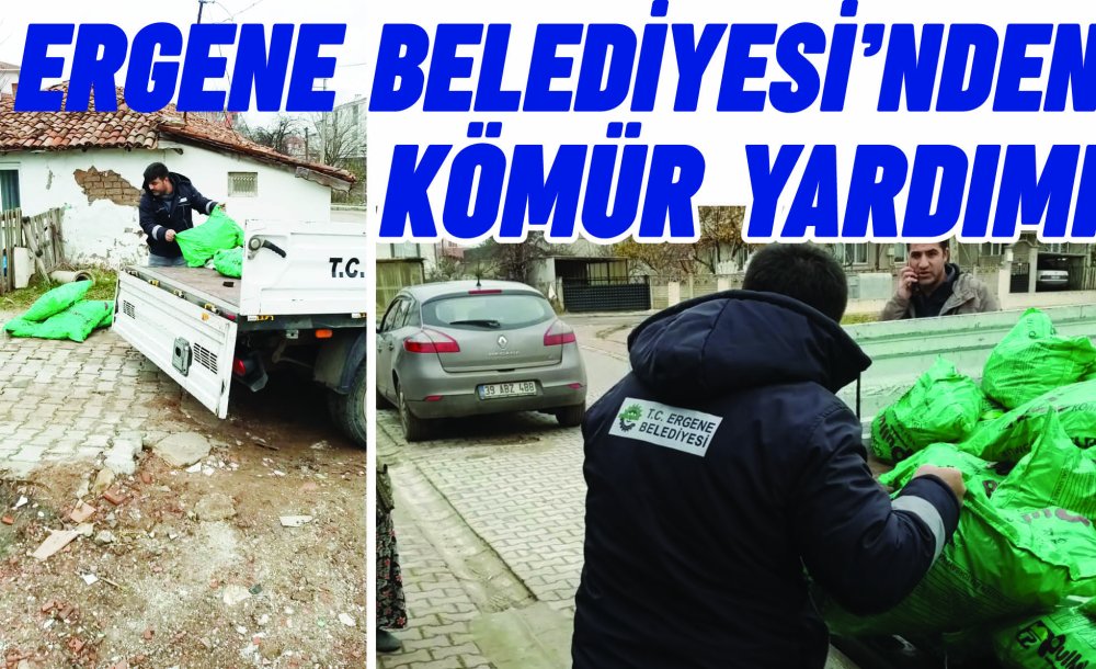 Ergene Belediyesi'nden Kömür Yardımı