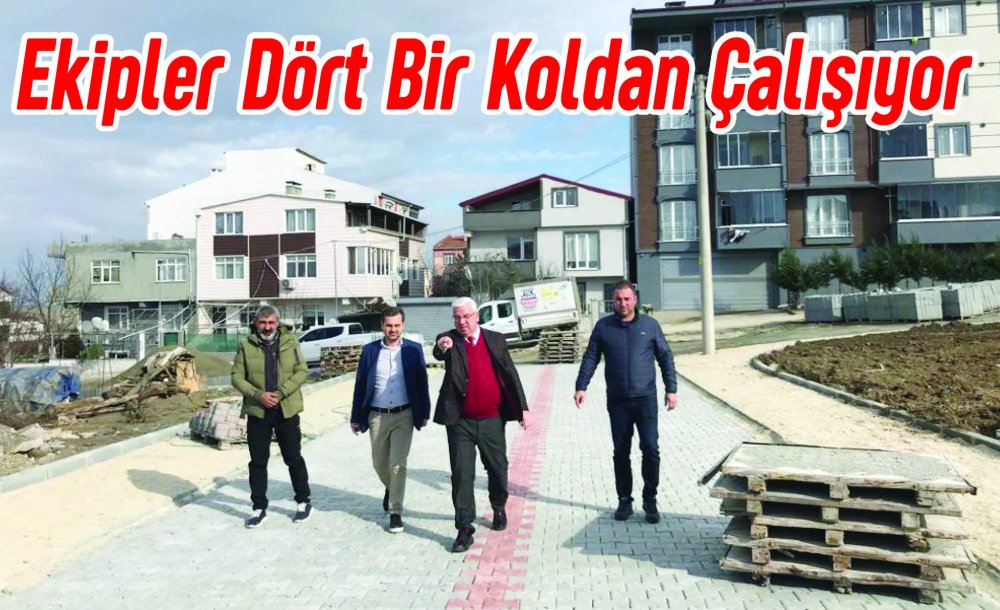 Ekipler Dört Bir Koldan Çalışıyor