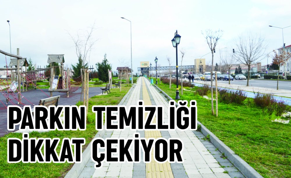 Parkın Temizliği Dikkat Çekiyor