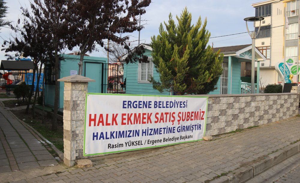 Ergene'ye Bir Halk Ekmek Büfesi Daha