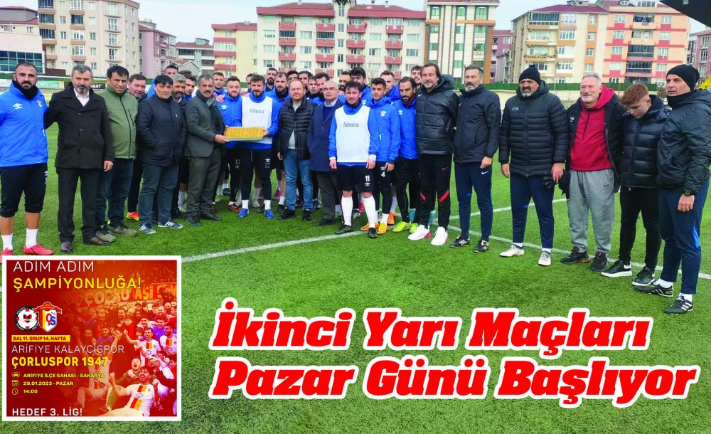 İkinci Yarı Maçları Pazar Günü Başlıyor