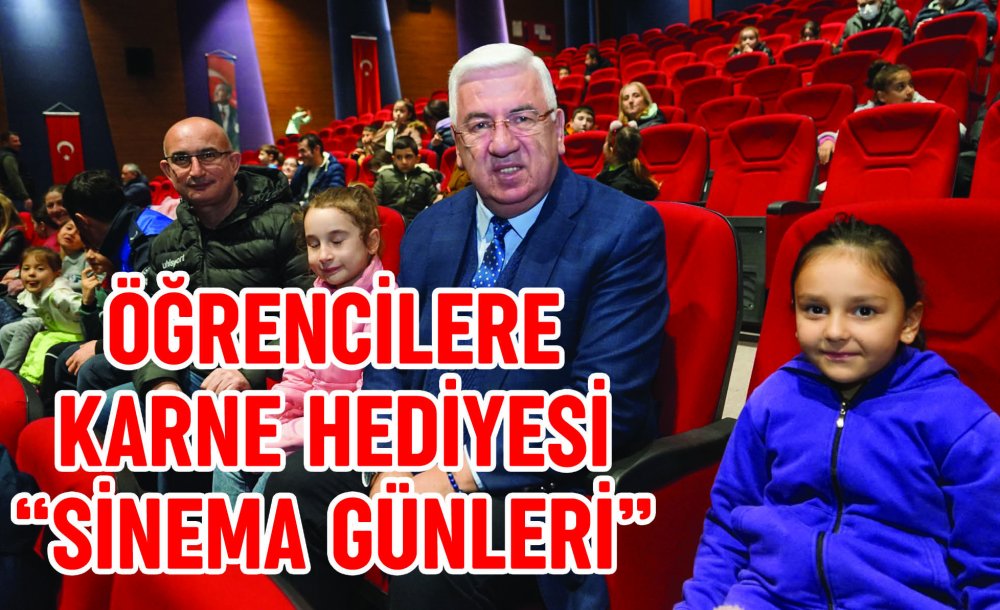 Öğrencilere Karne Hediyesi “Sinema Günleri”