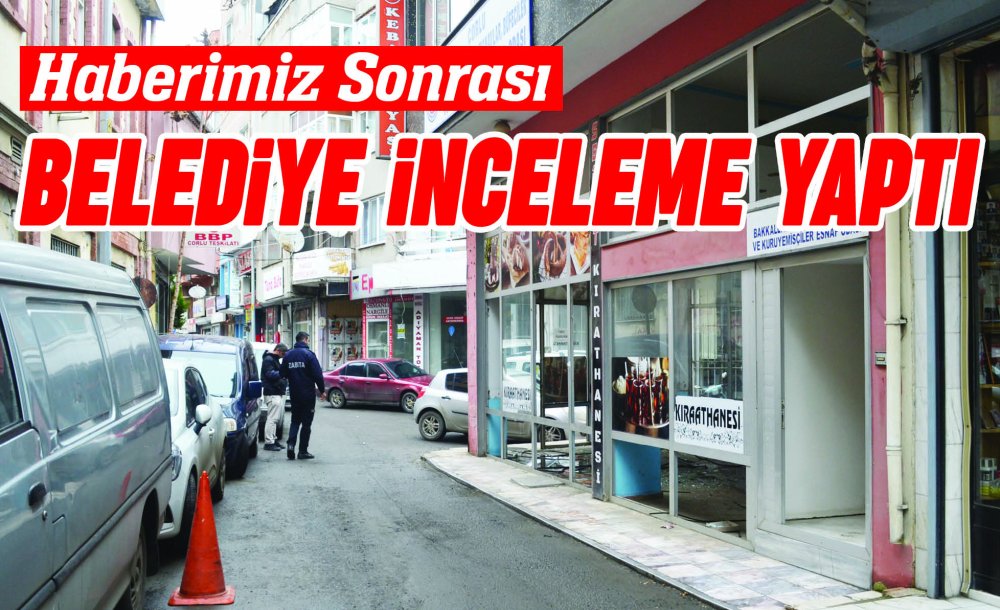 Haberimiz Sonrası Belediye İnceleme Yaptı 